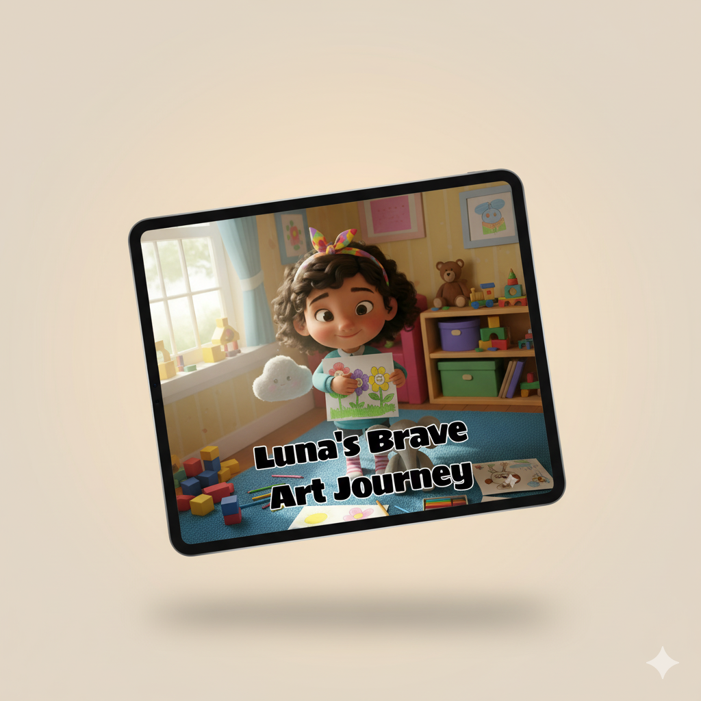 Luna’s Brave Art Journey | A Magical Story That Teaches Courage & Self-Expression