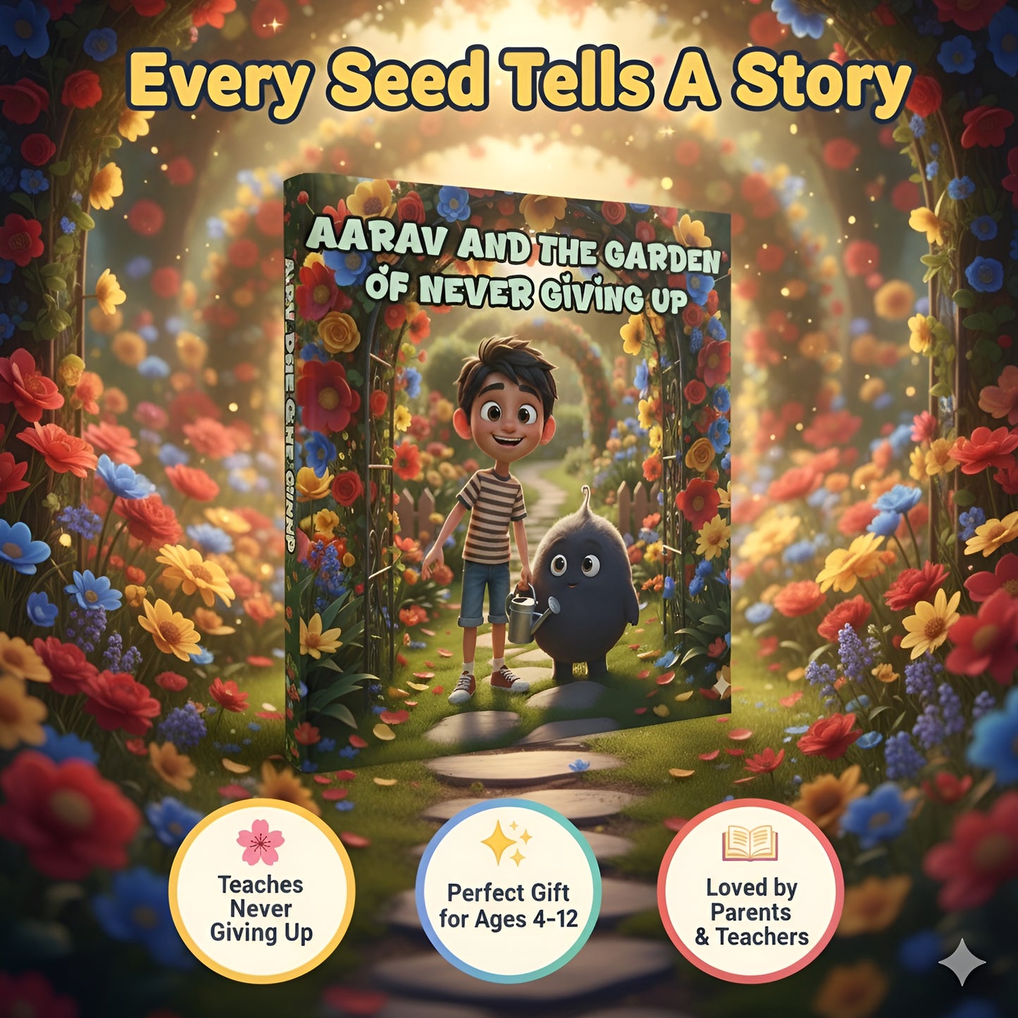Aarav and the Garden of Never Giving Up | A Children’s Story of Resilience