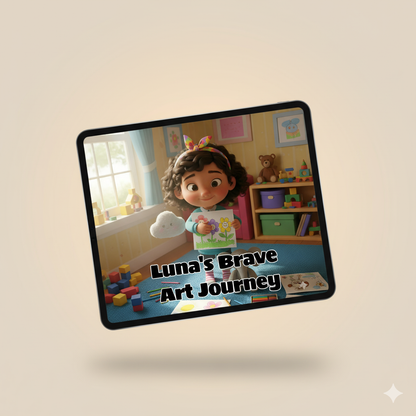 Luna’s Brave Art Journey | A Magical Story That Teaches Courage & Self-Expression