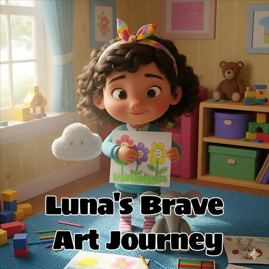 Luna’s Brave Art Journey | A Magical Story That Teaches Courage & Self-Expression